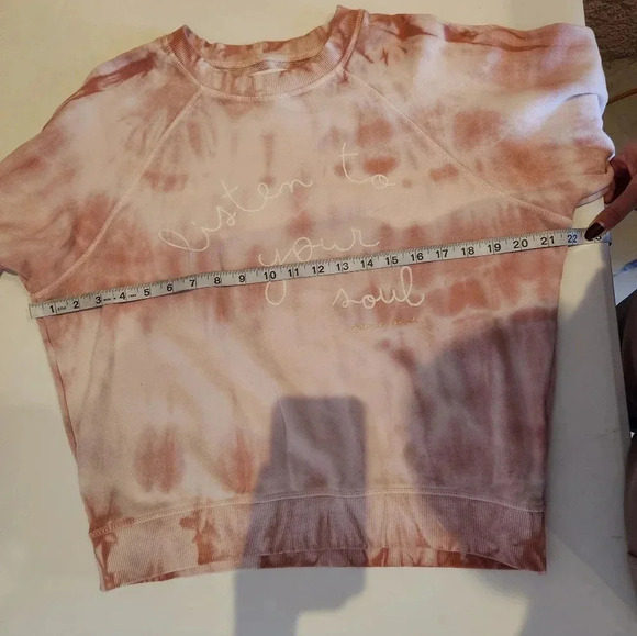 Spiritual Gangster Crewneck Sweatshirt Pullover Marbled Pink Small - Picture 6 of 7